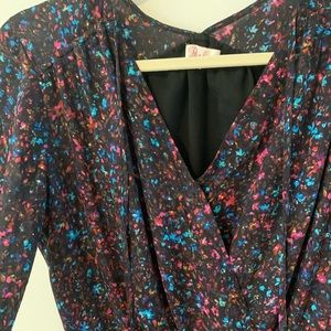 Parker silk blend mini with shirred waist ❤️ XS